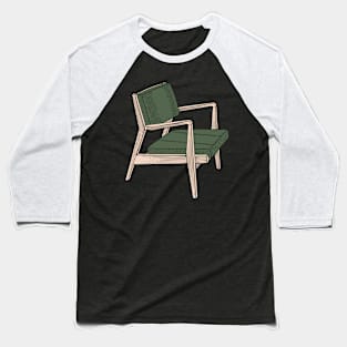 Green Modern Chair Baseball T-Shirt